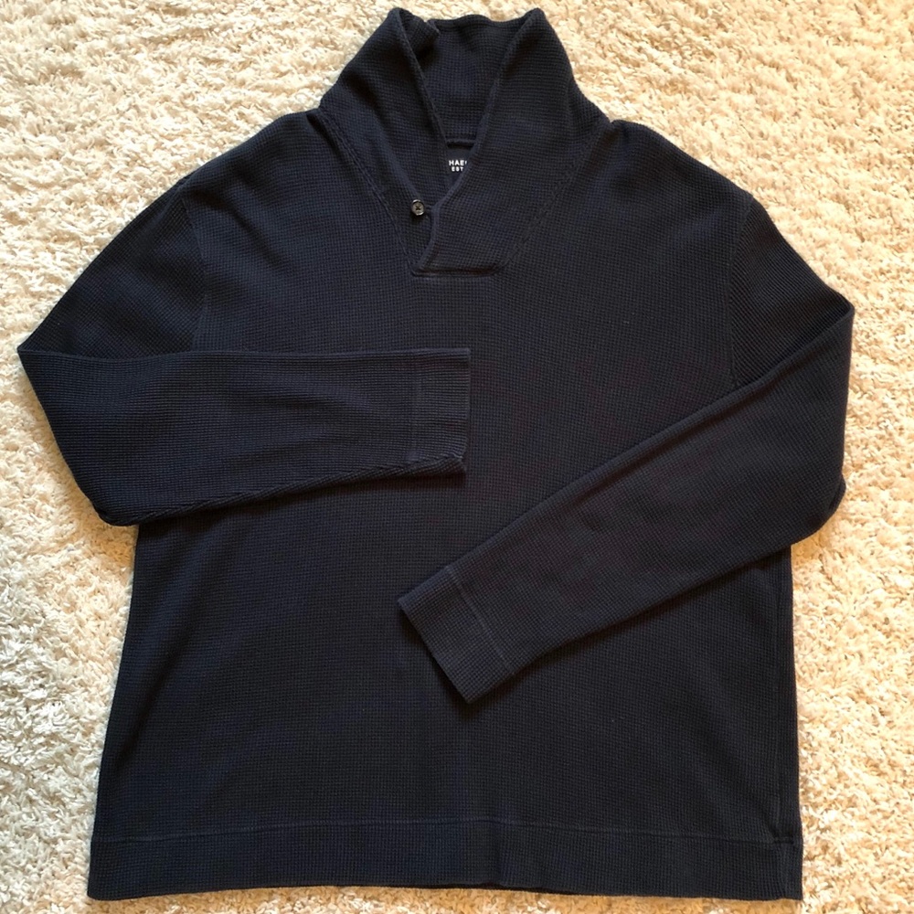 🎉HP Michael Kors Shawl Collar Thermal Pullover